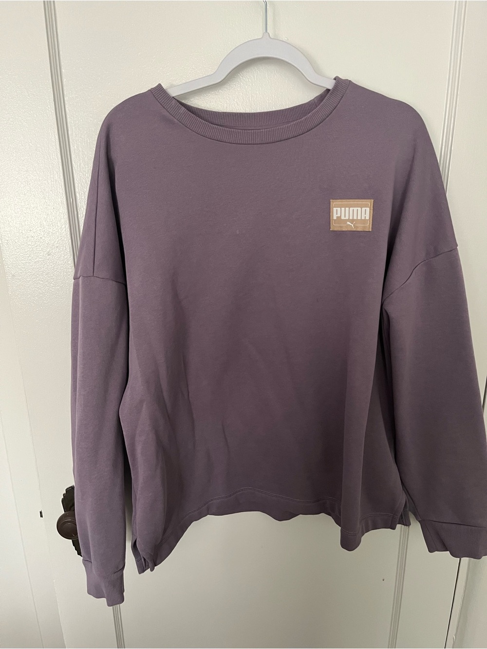 Puma Women's Dusty Purple Crewneck Sweatshirt